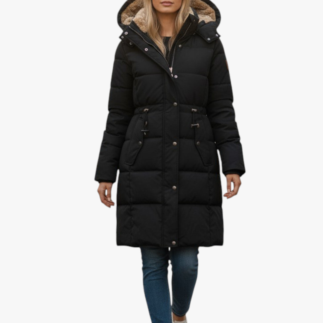 Damen stepp mantel | lange