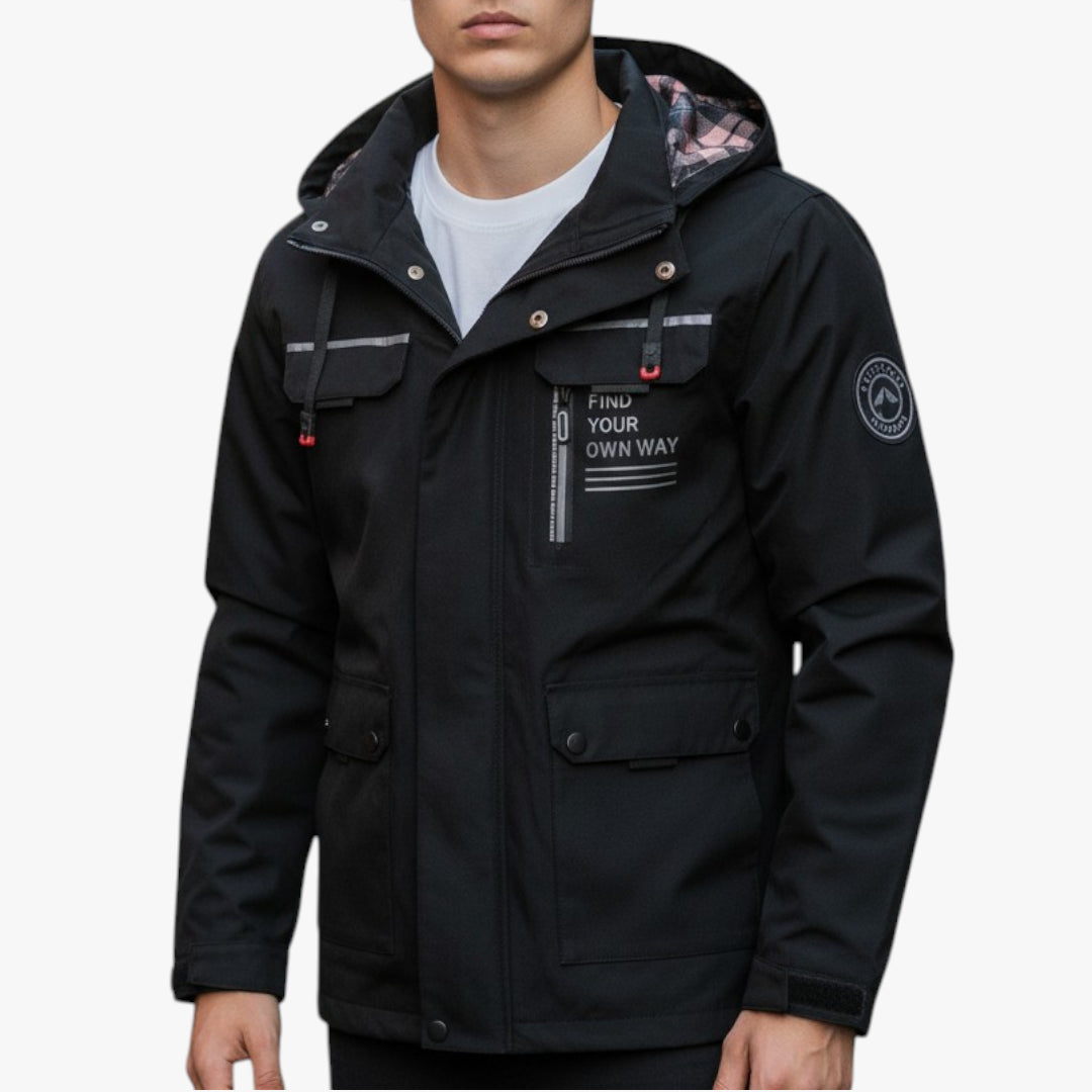 Herren funktions jacke | wasserdichte